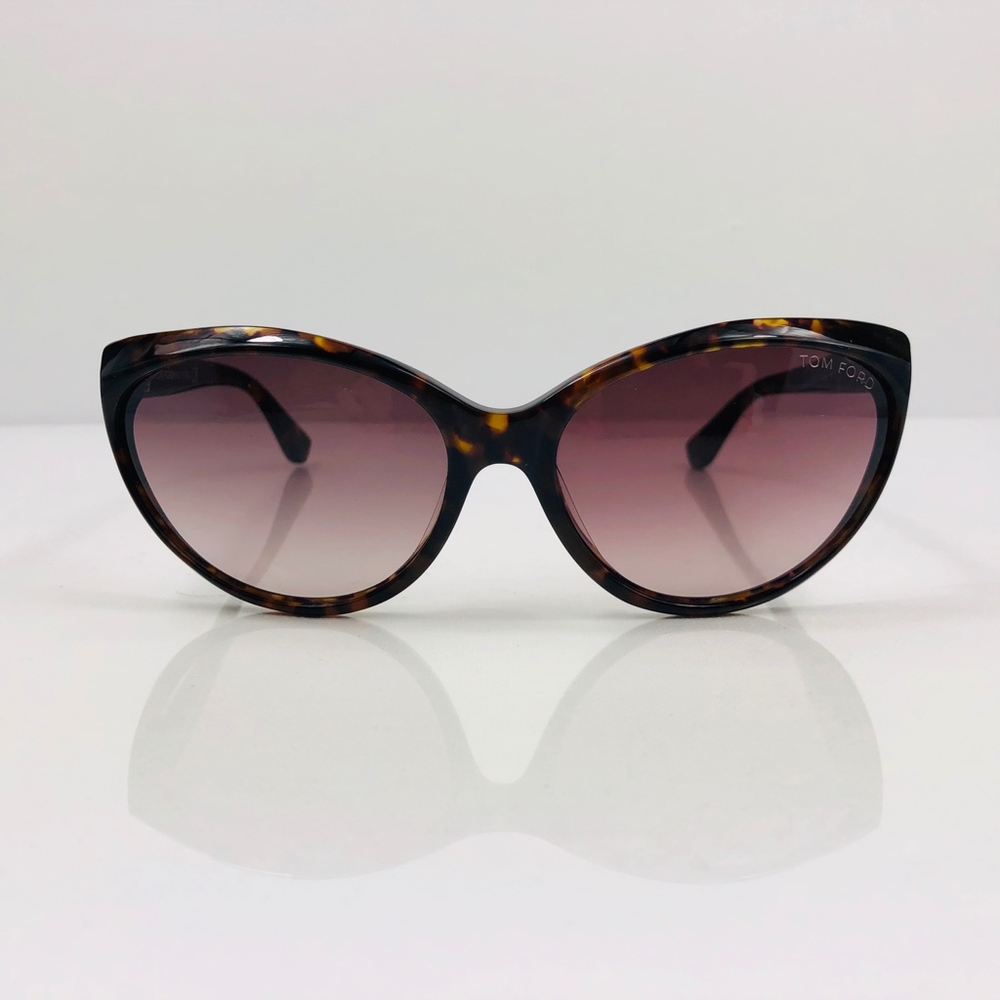New TOM FORD Martina Havana Cat Eye Sunglasses - Picture 5 of 16
